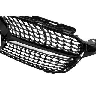 Frontgrill Diamond Black (för Avantgarde/AMG-Line/C43 AMG) Mercedes C-class W205 2014–2021 foto 4