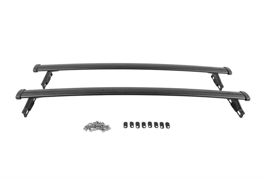 Takräcke (lastbågar) svarta för integrerade takrails OEM (aluminium) Foto 1