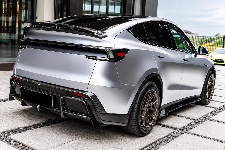 Tesla Model Y 2020– Karosskit Carbon Aerokit (för 2025+) Foto 2