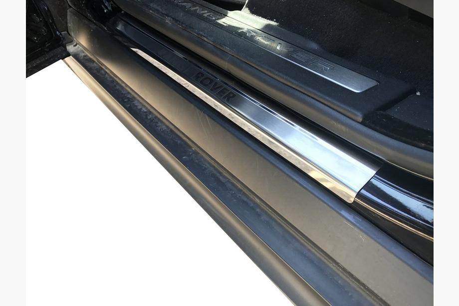 Range Rover Evoque 2012–2018 Natanika Premium instegsskydd (4 st, rostfritt stål) Image