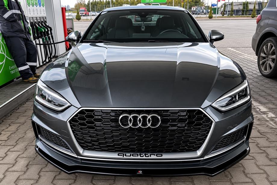 Audi A5 2016–2025 Front stötfångarläpp (för S-Line 2016-2019, ABS) Foto 1