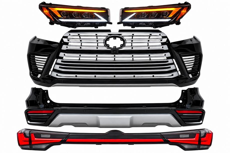Toyota Highlander 2013–2019 LX600-Style bodykit-kit Foto 1
