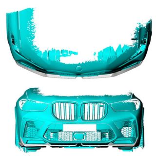 Frontstötfångarens flap-kåpor Flap (2018-2022, kolfiber) BMW X5 G05 2019–2026 foto 2