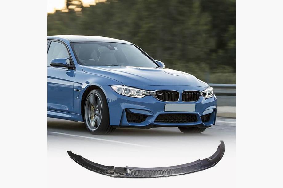 BMW 3-serien F30/F31 2012–2019 Frontlip i kolfiber Lip V15 (för F80) Foto 1