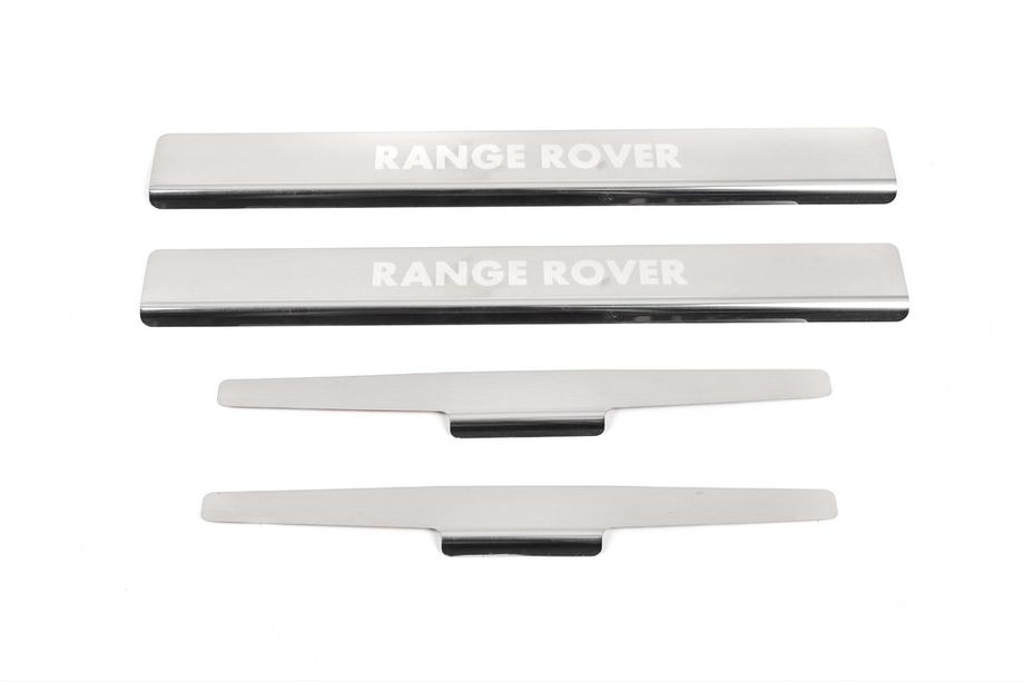 Range Rover Sport 2014–2022 Natanika Premium instegsskydd (4 st, rostfritt stål) Image