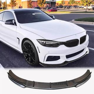 Läppspoiler för främre stötfångare Lip V4 (för M-Sport, kolfiber) BMW 4-serie F32/F33/F36 2012–2020 foto 1