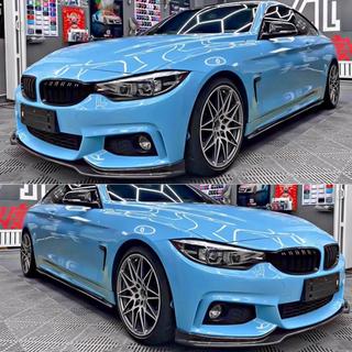 Läppspoiler för främre stötfångare Lip V4 (för M-Sport, kolfiber) BMW 4-serie F32/F33/F36 2012–2020 foto 3
