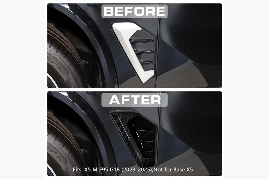 BMW X5 G05 2019–2026 Skärmluftintag (kolfiber + ABS) Foto 2