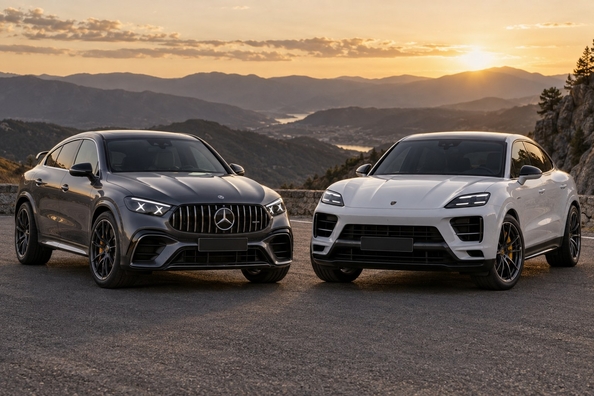 Mercedes-AMG GT SUV eller Porsche Cayenne Coupe: vilken sportig crossover ska du välja? Foto 2