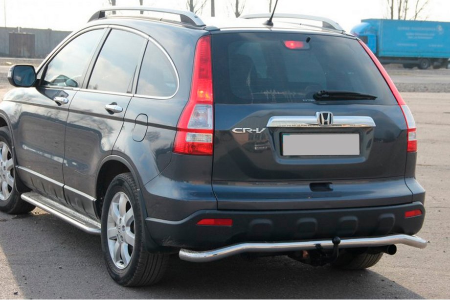 Honda CRV 2007–2011 Bakre skyddsbåge AK008 (rostfritt stål) Foto 2