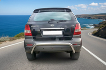 Kia Sorento I BL 2002–2009 Bakre skyddsbåge (rostfritt stål) foto 1