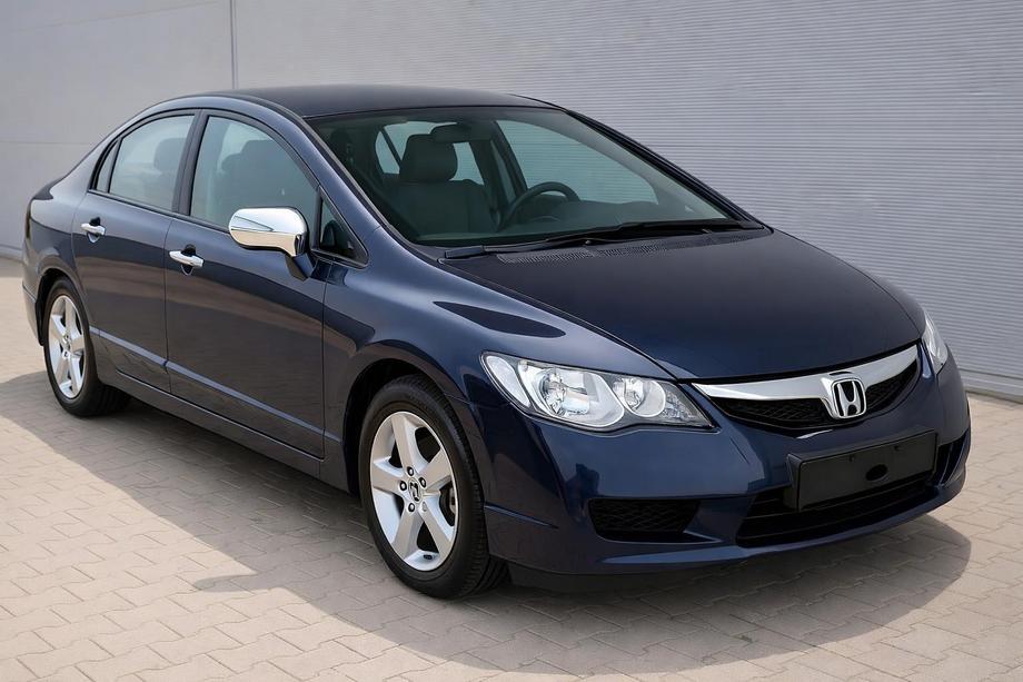 Honda Civic Sedan VIII 2006–2011 Kromade spegelkåpor (2 st, ABS) Foto 1
