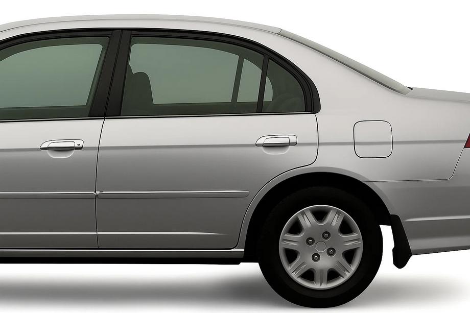 Honda Civic Sedan VII 2001–2006 Dörrhandtagskåpor (8 st, plast) Foto 1