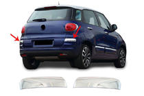 Fiat 500/500L 2013–2022 Hörnlist till bakre stötfångare för 500L 2018+ (2 st, rostfritt stål) foto 1