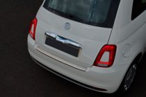 Fiat 500/500L 2013–2022 Bakre stötfångarskydd 3D/Cabrio (OmsaLine, rostfritt stål) foto 4
