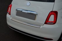 Fiat 500/500L 2013–2022 Bakre stötfångarskydd 3D/Cabrio (OmsaLine, rostfritt stål) foto 5