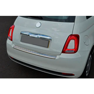 Bakre stötfångarskydd 3D/Cabrio (OmsaLine, rostfritt stål) Fiat 500/500L 2013–2022 foto 1