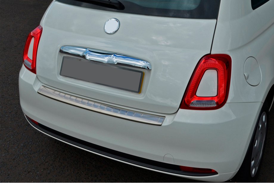 Fiat 500/500L 2013–2022 Bakre stötfångarskydd 3D/Cabrio (OmsaLine, rostfritt stål) Image