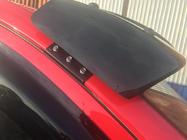 Mercedes Vito W639 2004–2014 Vindrutespoiler (svart blank, 5 mm) foto 7