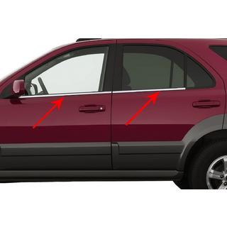 Fönsterlister (4 st, rostfritt) Kia Sorento I BL 2002–2009 foto 1