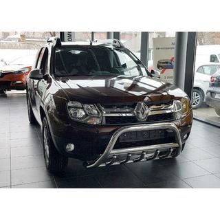 Frontbåge utan text WT003 (rostfritt stål) Renault Duster 2008–2017 foto 4