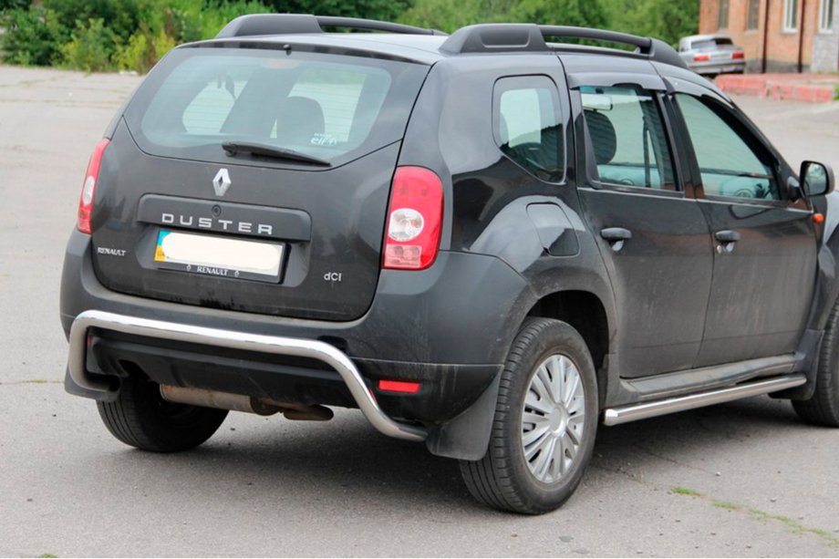 Renault Duster 2008–2017 Bakre skyddsbåge (rostfritt stål) Image
