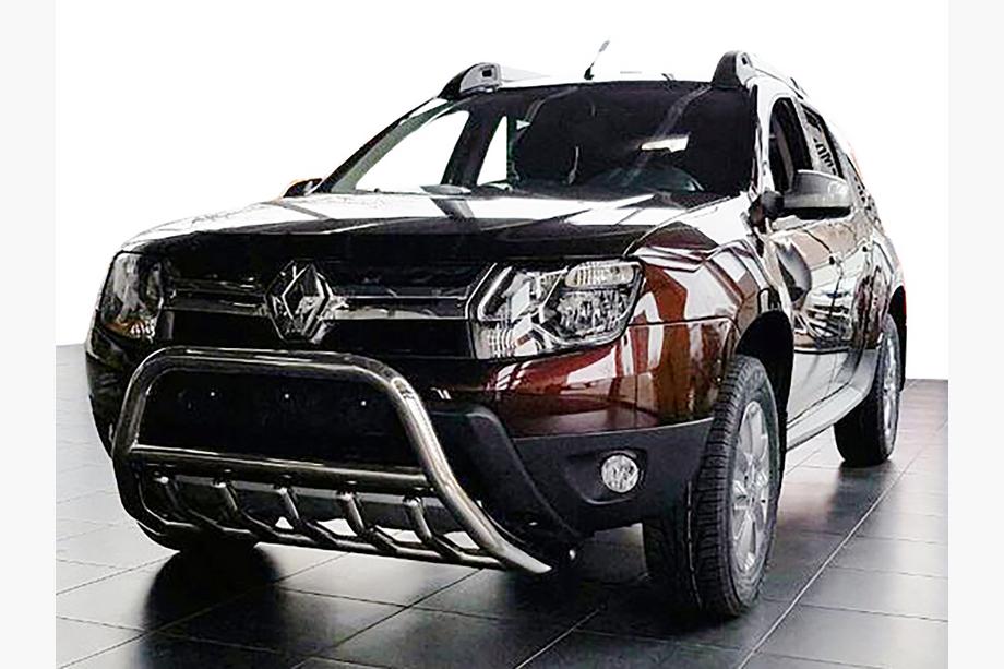 Dacia Duster 2008–2018 Frontbåge utan text WT003 (rostfritt stål) Foto 1