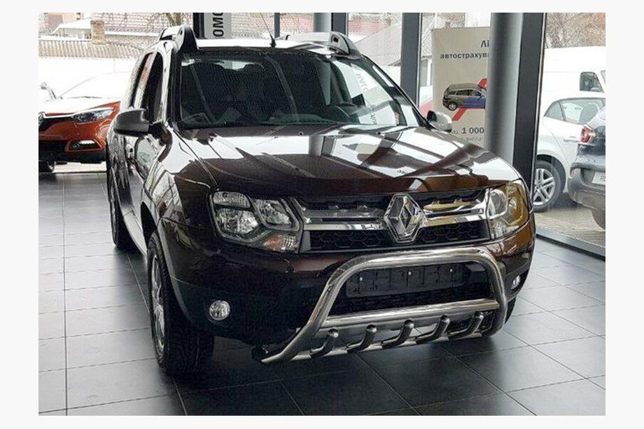 Dacia Duster 2008–2018 Frontbåge utan text WT003 (rostfritt stål) Foto 6
