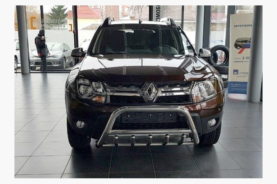Dacia Duster 2008–2018 Frontbåge utan text WT003 (rostfritt stål) Foto 8