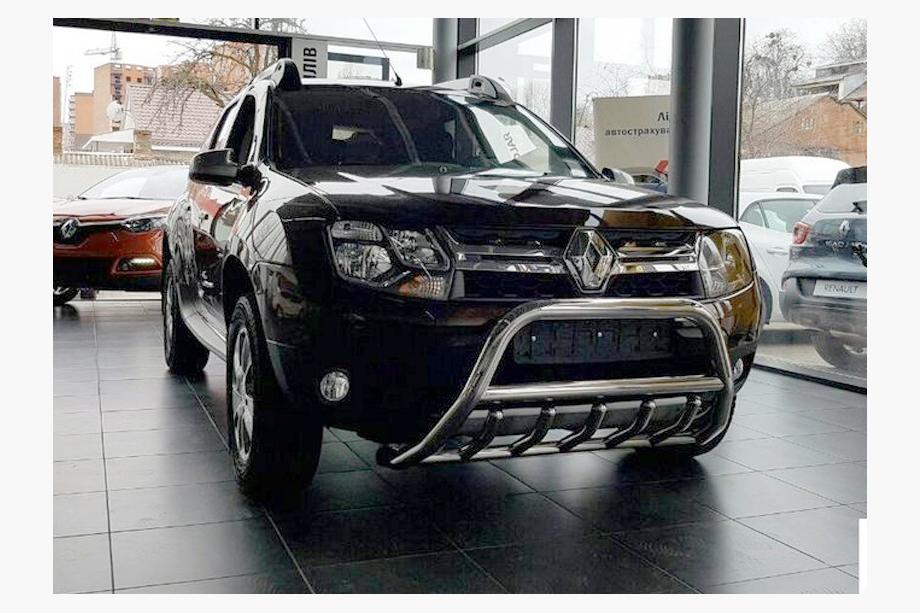 Dacia Duster 2008–2018 Frontbåge utan text WT003 (rostfritt stål) Foto 9