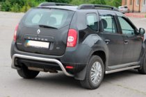 Dacia Duster 2008–2018 Bakre skyddsbåge (rostfritt stål) foto 1