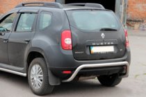 Dacia Duster 2008–2018 Bakre skyddsbåge (rostfritt stål) foto 3