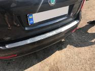 Skoda Octavia II A5 2010–2013 Bakre stötfångarskydd Nataniko (rostfritt stål) Kombi foto 3