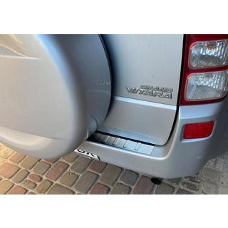 Bakre stötfångarskydd Carmos (rostfritt stål) Suzuki Grand Vitara 2005–2017 foto 4