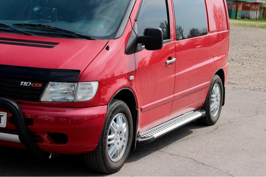 Mercedes Vito W638 1996–2003 Sidosteg Allmond Grey (2 st, aluminium) Foto 3