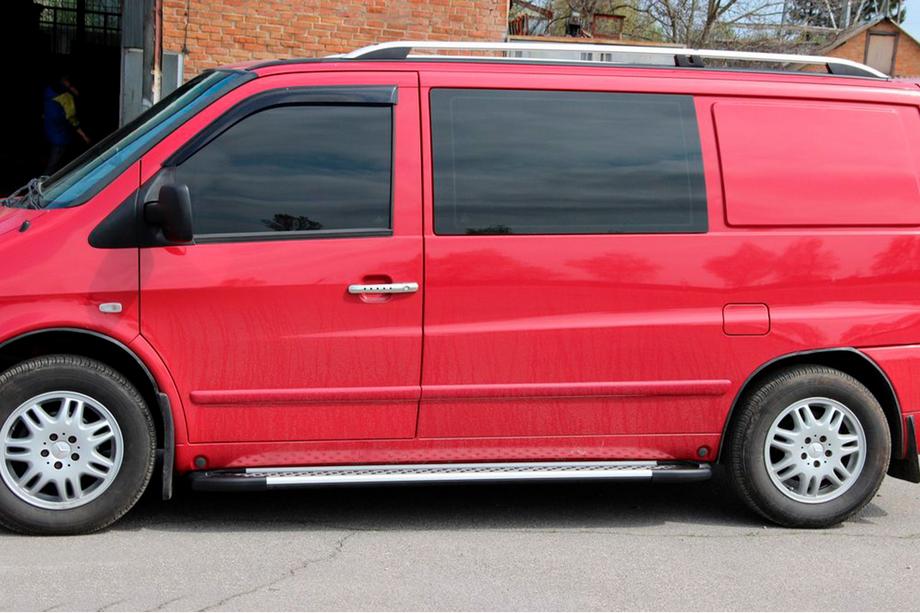 Mercedes Vito W638 1996–2003 Sidosteg Allmond Grey (2 st, aluminium) Foto 5