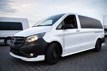Mercedes Vito/V-klass W447 2014– Tuning frontspoilerläpp till stötfångaren (för lackering) foto 2