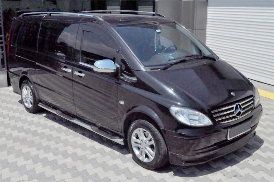 Mercedes Vito W639 2004–2014 Sidorör (2 st, rostfritt) d70, kort/medellång hjulbas (L1/L2) Image