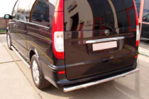 Mercedes Vito W639 2004–2014 Bakre skyddsbåge AK002 (rostfritt) foto 7