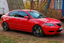Mazda 3 2003–2009 Fönsterlister (4 st, rostfritt) Halvkombi foto 2