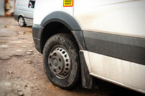 Mercedes Sprinter W906 2006–2018 Breda skärmbreddare (4 st, svarta) foto 4