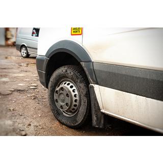 Breda skärmbreddare (4 st, svarta) Volkswagen Crafter 2006–2016 foto 3