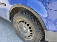Volkswagen Caddy 2004–2010 Hjulhuslister (matt svart) Lång hjulbas (plast) foto 10