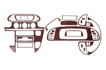 Mercedes Sprinter W901/902/903/904/905 1995–2006 (cdi, 2000-2006) Instrumentpanelsinlägg (Meric) Aluminium foto 1