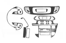 Mercedes Sprinter W901/902/903/904/905 1995–2006 (cdi, 2000-2006) Instrumentpanelsinlägg (Meric) Aluminium foto 2