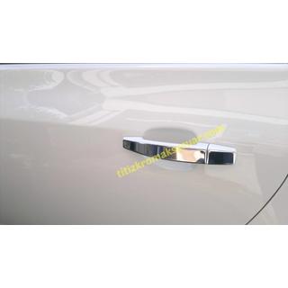 Smala kromade handtagsskydd (4 st, rostfritt stål, Omsa) Opel Astra J 2009–2015 foto 2
