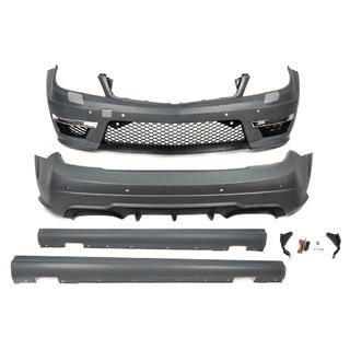 Bodykit S63 AMG Mercedes C-klass W204 2007–2015 foto 2