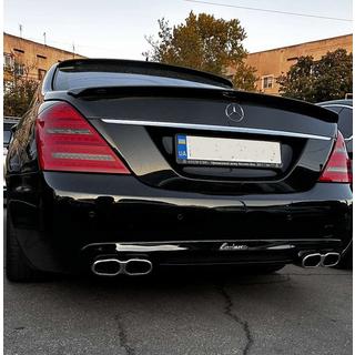 Avgasrörstips AMG S65 Mercedes S-class W221 2005–2013 foto 2