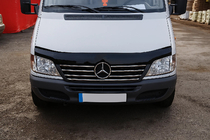Mercedes Sprinter W901/902/903/904/905 1995–2006 Kromlister i rostfritt stål för kylargallrets kant (2000-2002, 7 delar) foto 1