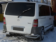 Mercedes Vito W638 1996–2003 Kromade bakljusramar i rostfritt stål (2 st) foto 1